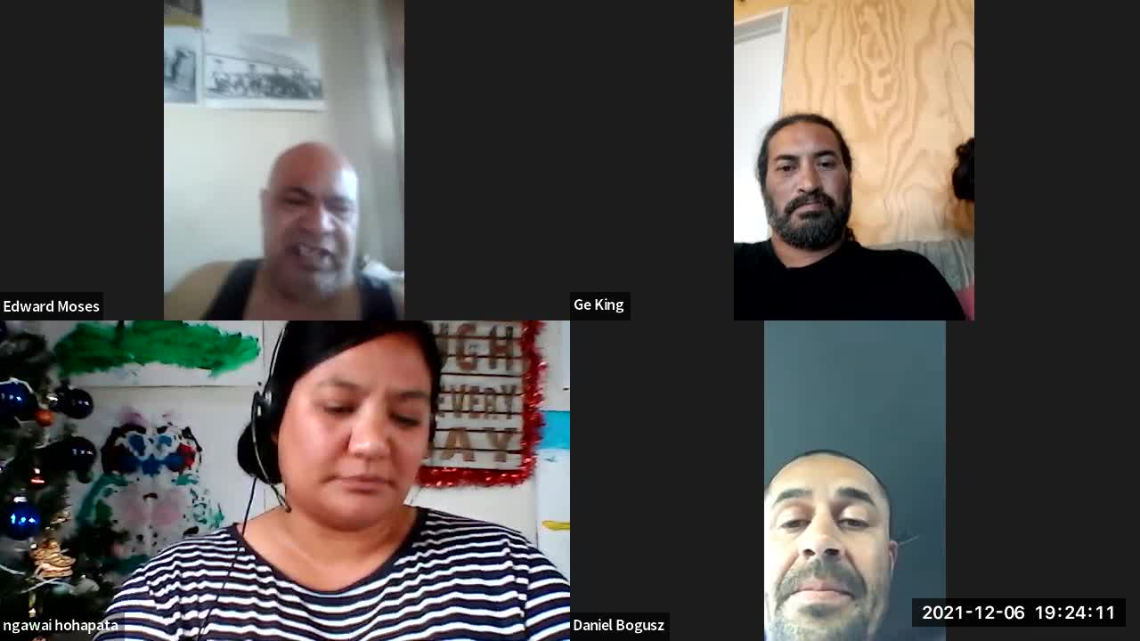 Ko Huiarau Q and A zoom 06/12/21