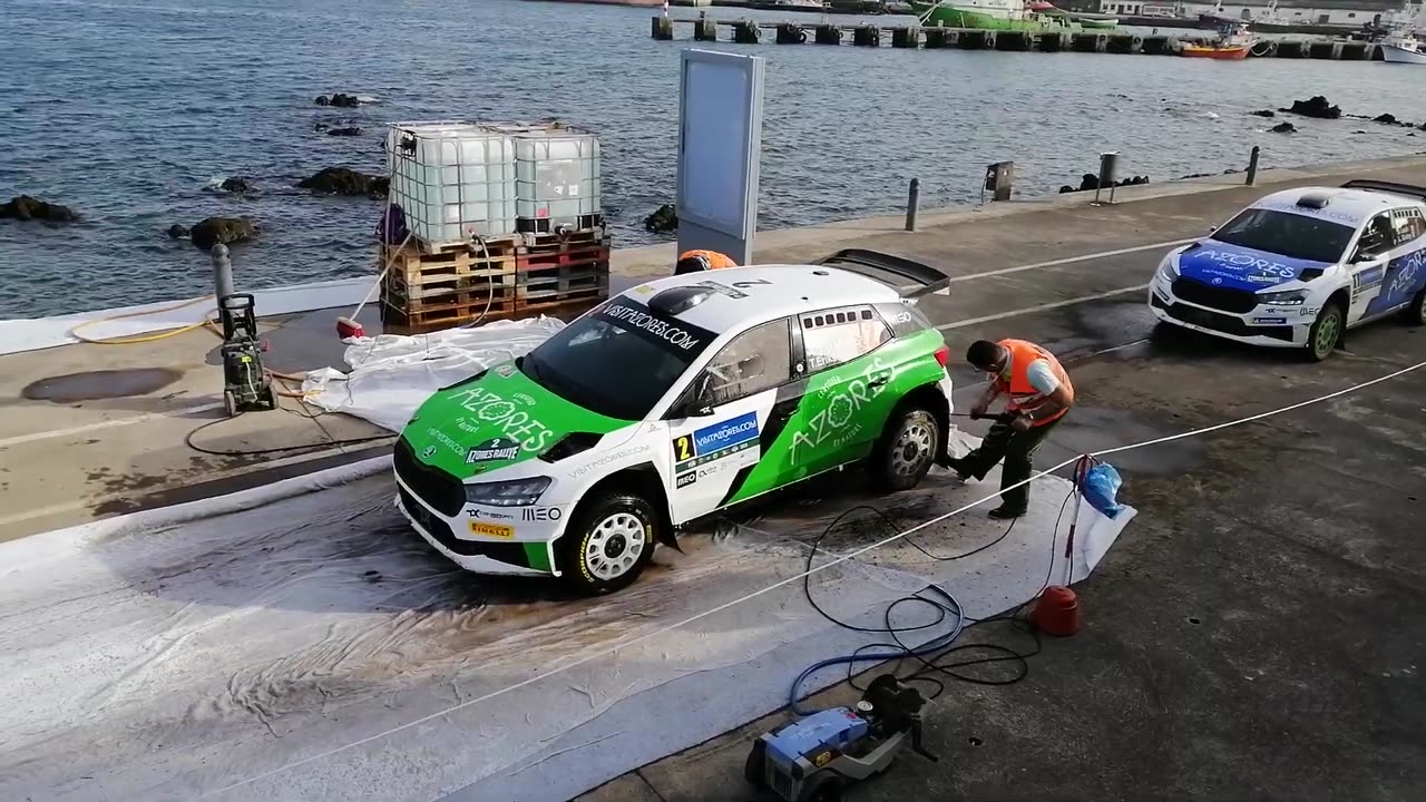 Azores Rallye Car Cleaning - Ponta Delgada Azores Portugal - 01.04.2023