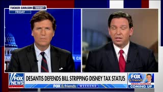 WATCH: White House & Ron DeSantis Trade Blows Over Disney