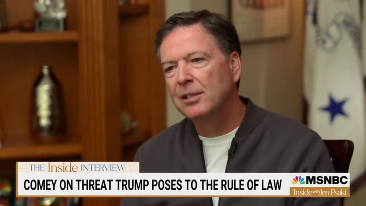 Comey Panicking at Thought of Trump Weaponizing Justice System Against Him