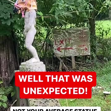 NOT YOUR AVERAGE STATUE!