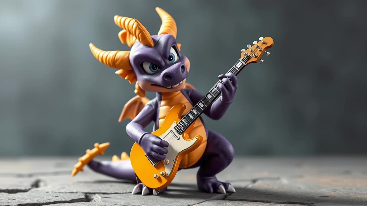 Spyro The Dragon Soundtrack - Town Square (80s hard rock version)