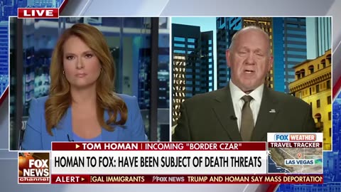 Tom Homan on facing threats 'The hate media' doesn't help