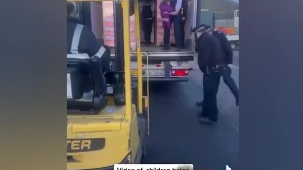 Children found at the back of lorry in London