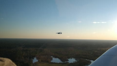 Piper Archer Formation Flying With a c172