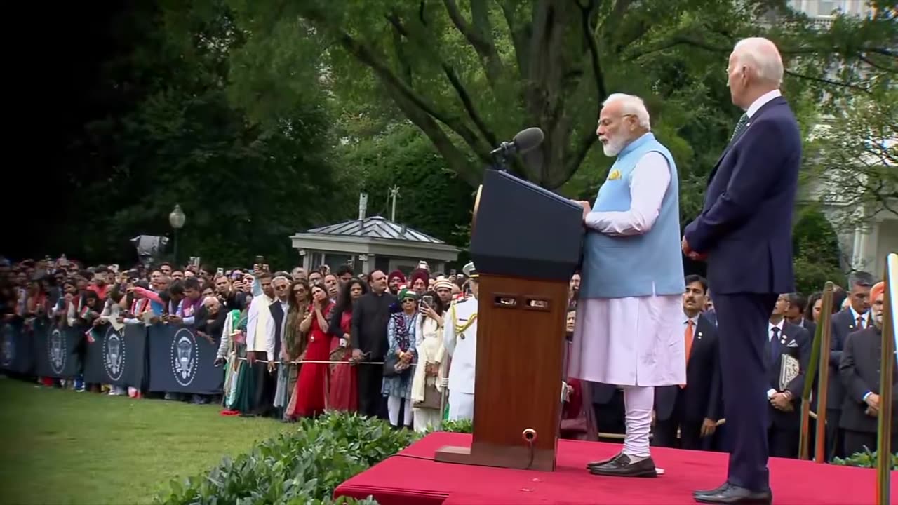 Ceremonial welcome for PM Modi at the White House