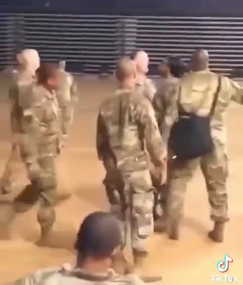 Today's military. Woman acting like she's in a fast food joint that served her fries cold.