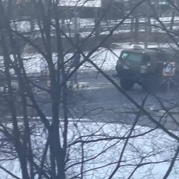 Russian military equipment in Kharkiv