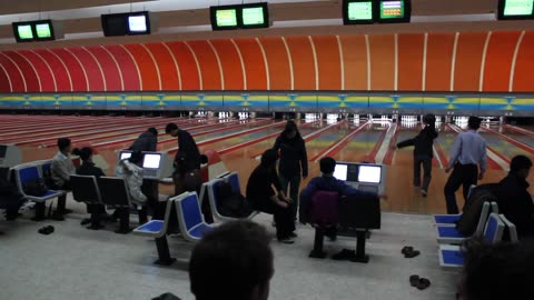 Bowling in Pyongyang november 2010