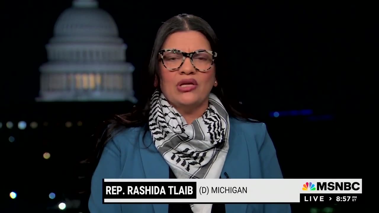 TERRIBLE TLAIB! Gaslighting Congresswoman Says 'From the River to the Sea' About 'Coexistance'