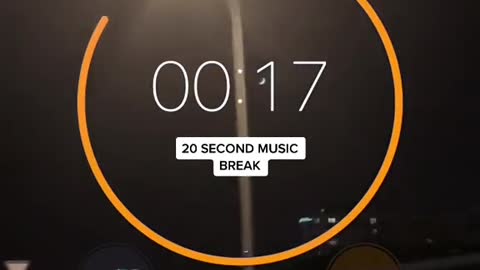 20 second music break