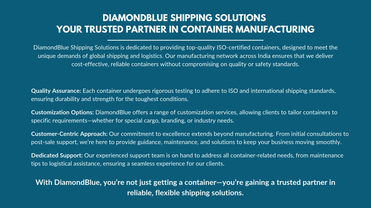 Reliable Solutions for Global Shipping Needs