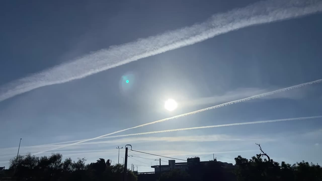 chemtrails in Israel שובלים כיציים בישראל הנדסת אקלים