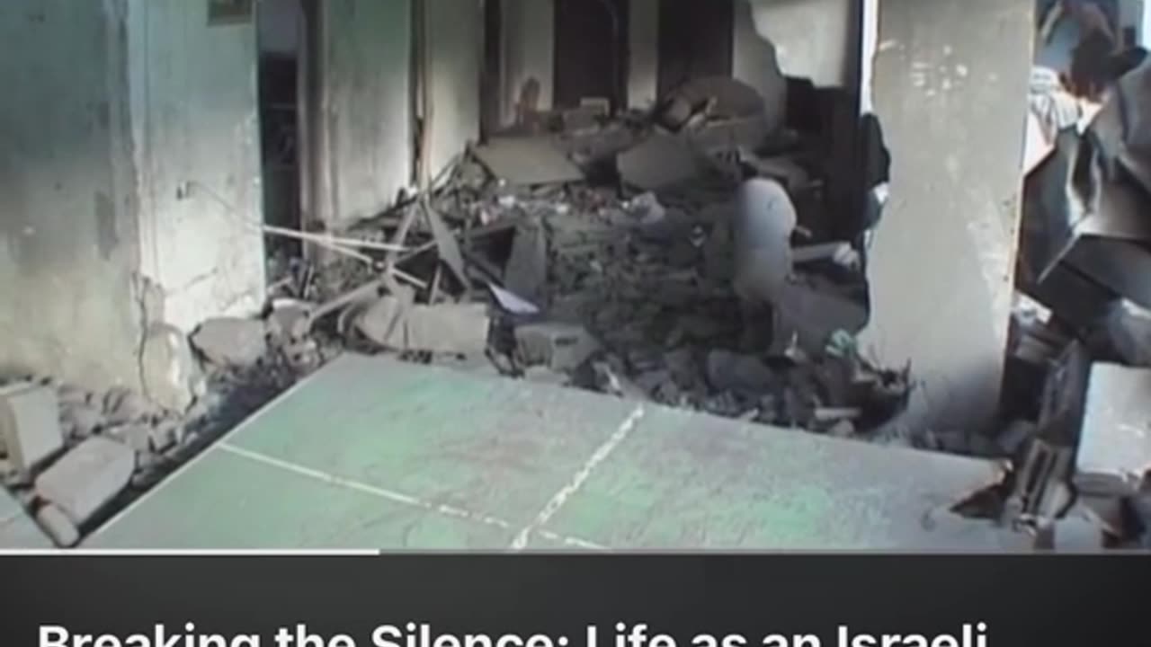 BREAKING THE SILENCE-LIFE AS AN ISRAELI SOLDIER