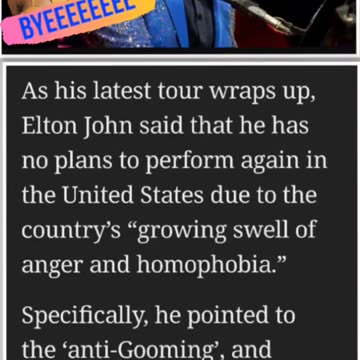 GOODBYE ELTON