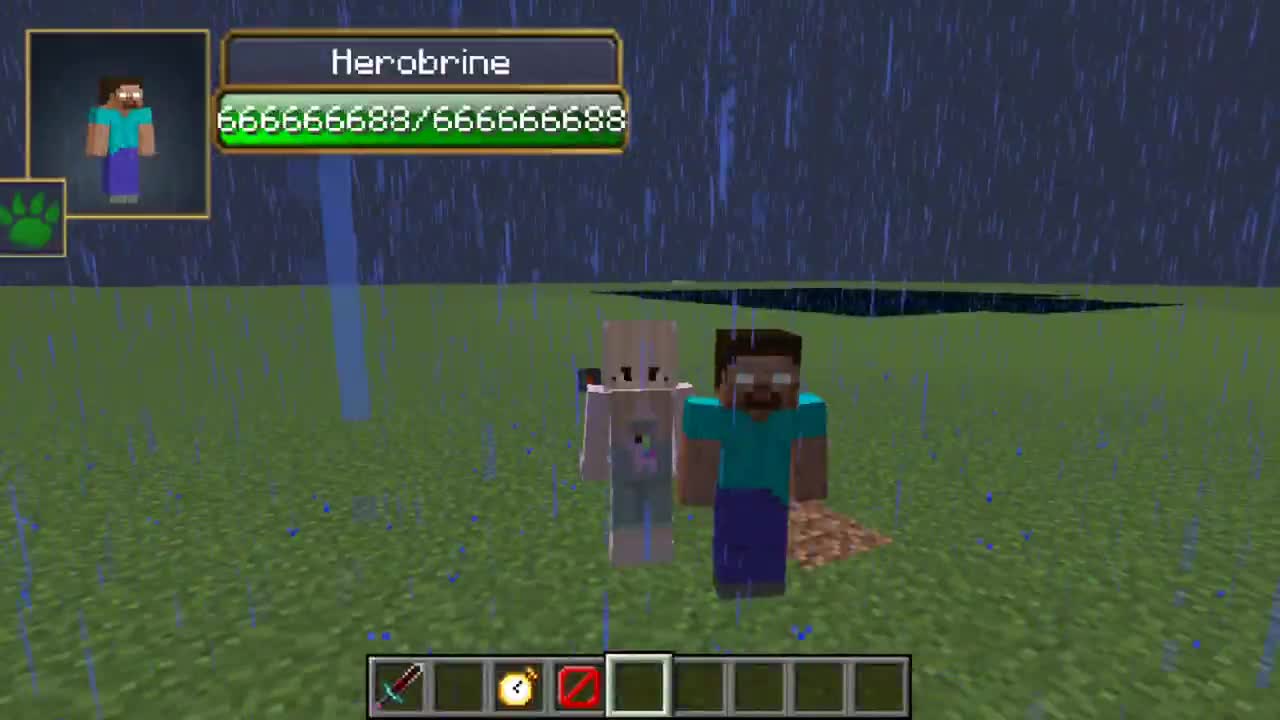 Herobrine vs Error422 all Сreepypasta mobs in minecraft part 73