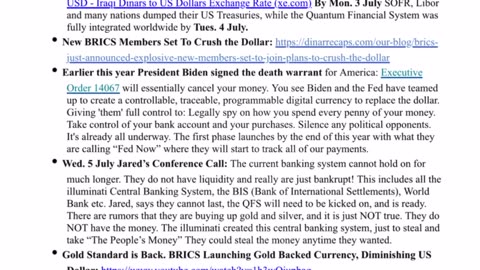 We The People News - SITUATION UPDATE 7-13-23