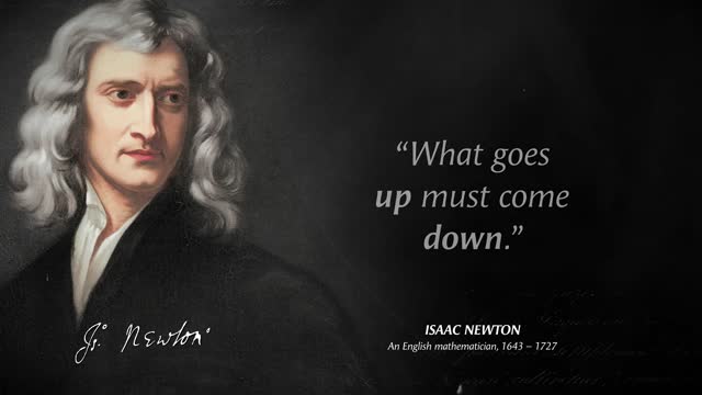 Quotes from Isaac Newton that are best remembered when young so as to avoid regret in old age