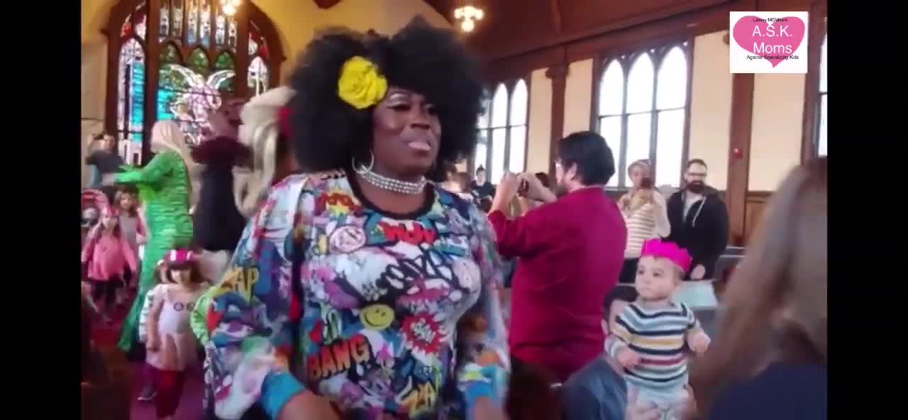 Drag Queens perform for kids in Church