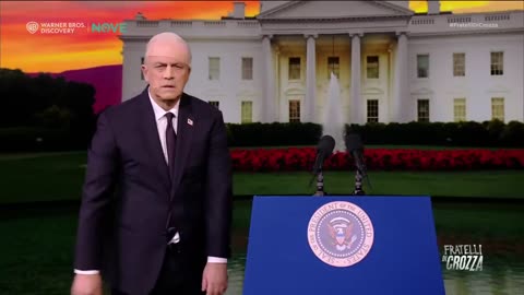 Crozza Biden è piuttosto confuso