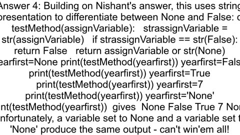 How to check in Python if a variable has been assigned or not