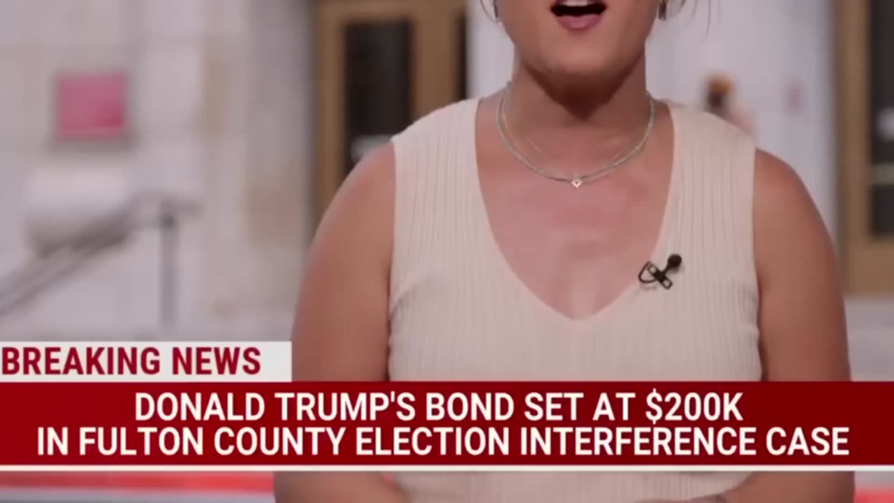 BREAKING: Trump's bond set at $200,000 in Georgia election interference case