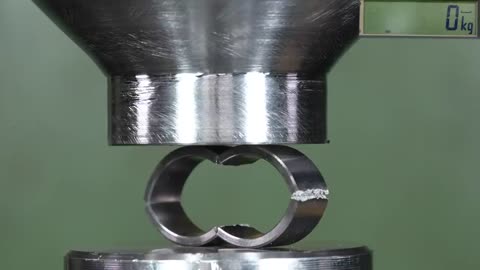 How Strong Is Tungsten Ring? Hydraulic Press Test!2