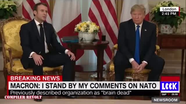 Donald Trump “Slams ” French President on Media