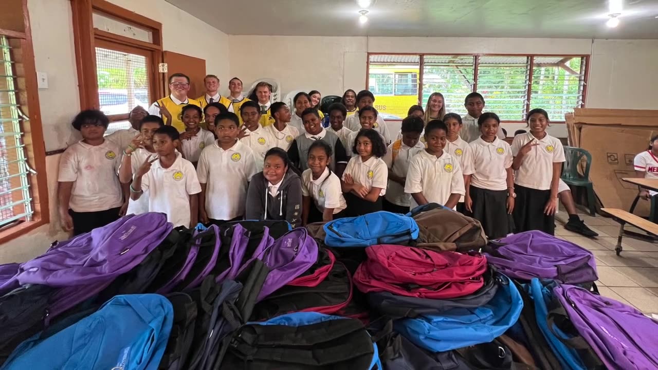 Church Donation to all Elementary Schools in Palau