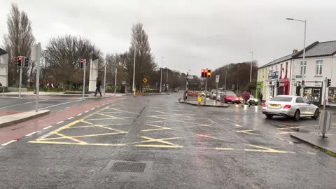 Driving Downtown - Misty Morning - South Dublin 4K(00h37m53s-00h40m24s)