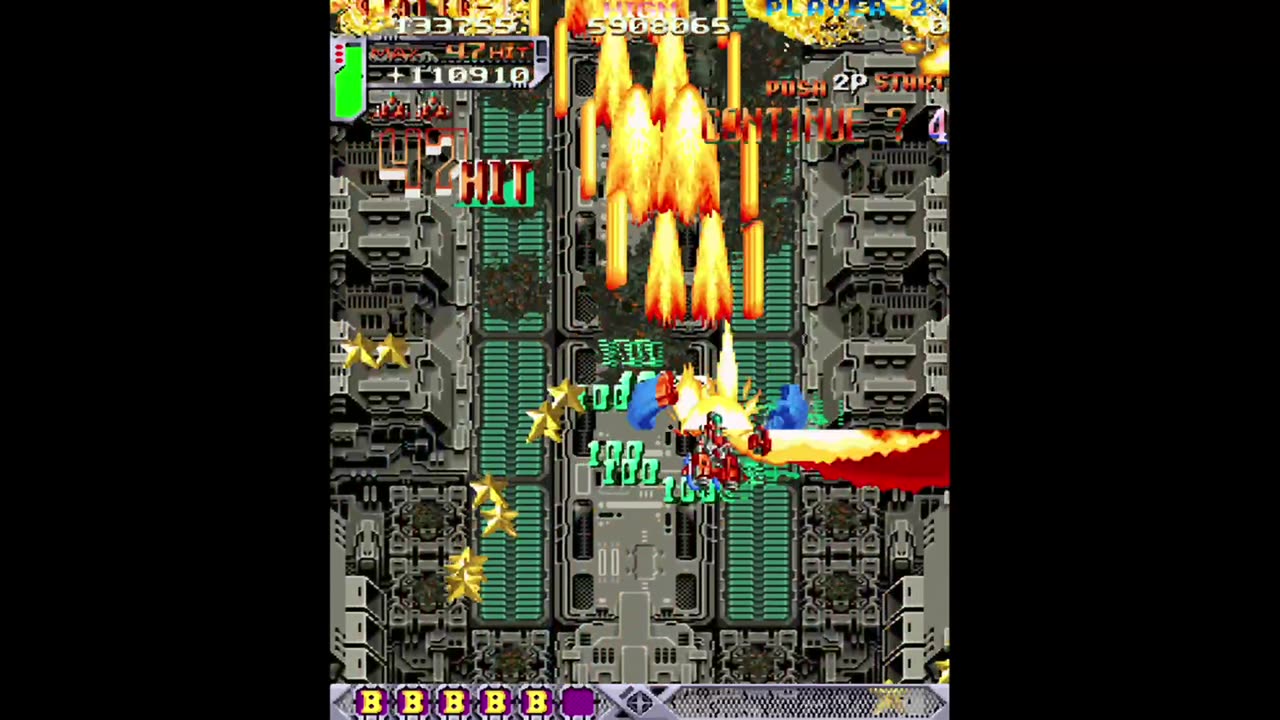 DoDoNPachi Level 05 #retro #gaming $shmup #dodonpachi #nedeulers