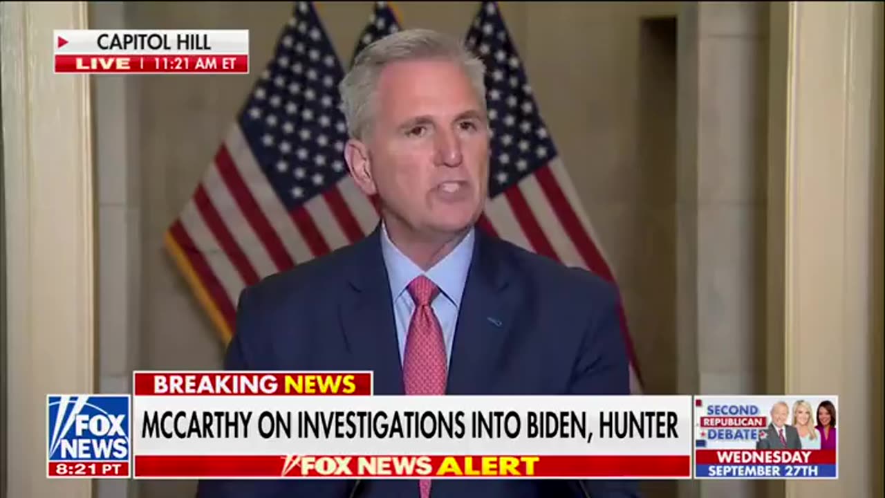 McCarthy Announces Biden Impeachment Inquiry