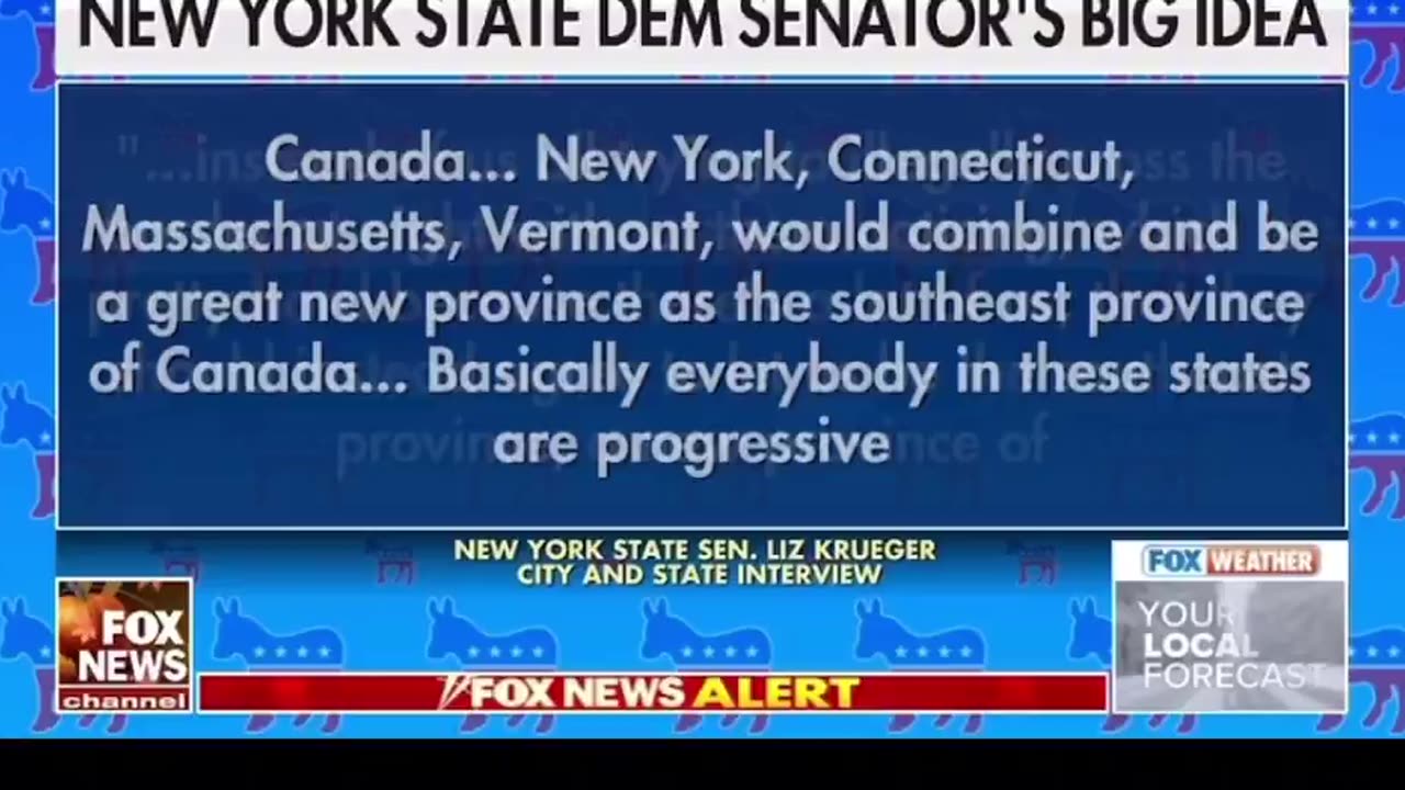 LOL: Loony Liberal Senator Wants Northeast to Secede and Join Canada