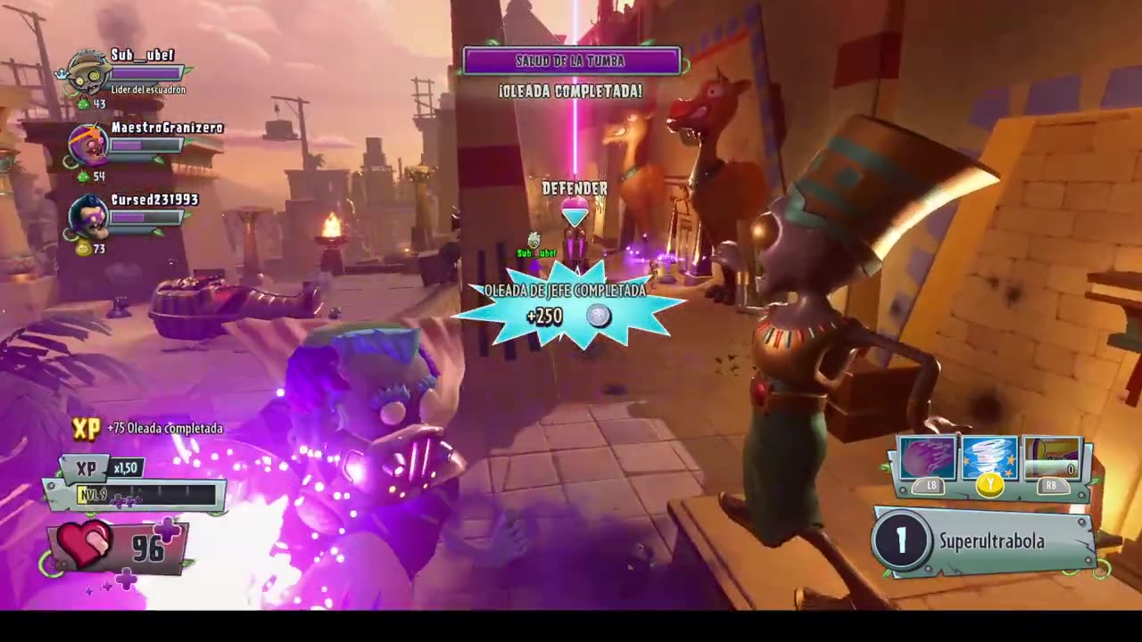 Pvz Garden Warfare 2 Operaciones de Cementerio Super cerebrooz Arenas arenosas