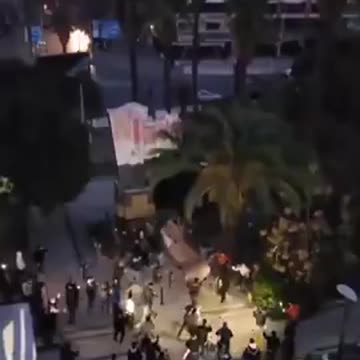 Damascus Terrorists Demolish Monument to Syrian Presidents Father Hafez Assad.mp4
