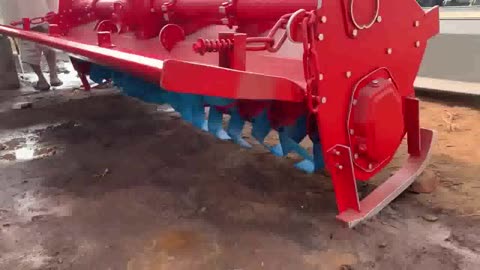 How Rotavator Rotary Tiller Flail Mowers are made in a Factory (clip)