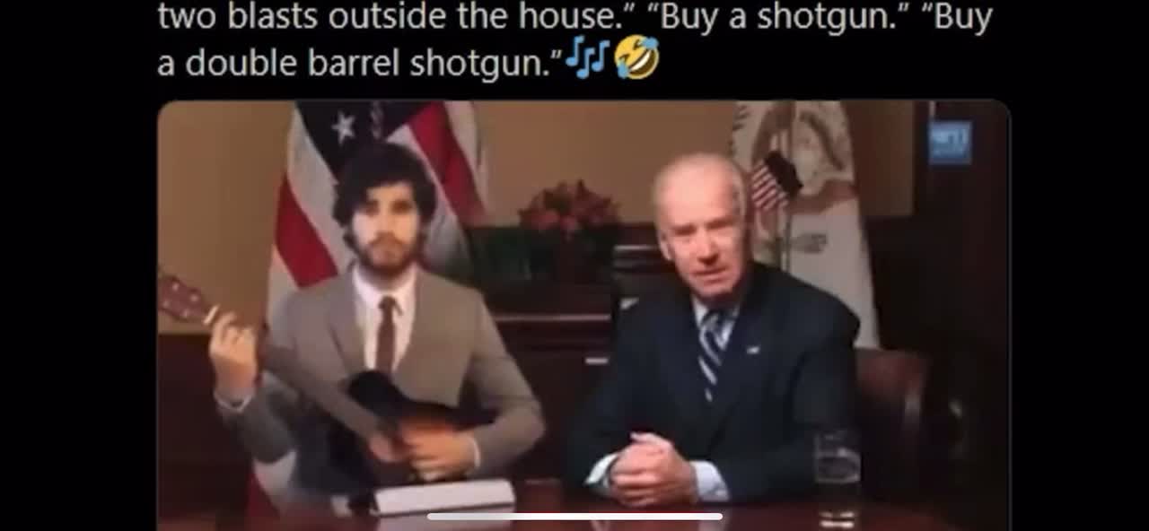 Biden - “Jill, buy a shotgun”