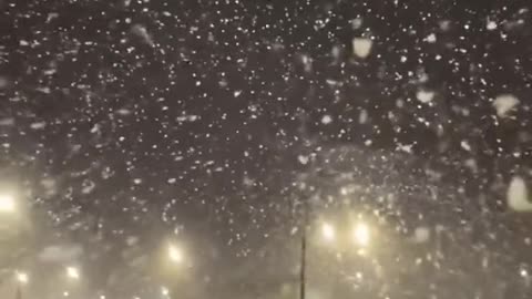 nightview #snowview #ontheroad #relax #aesthetic #scenery #sceneryvideos