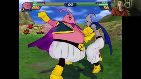 Majin Buu VS Evil Buu In A Dragon Ball Z Budokai Tenkaichi 3 Battle With Live Commentary