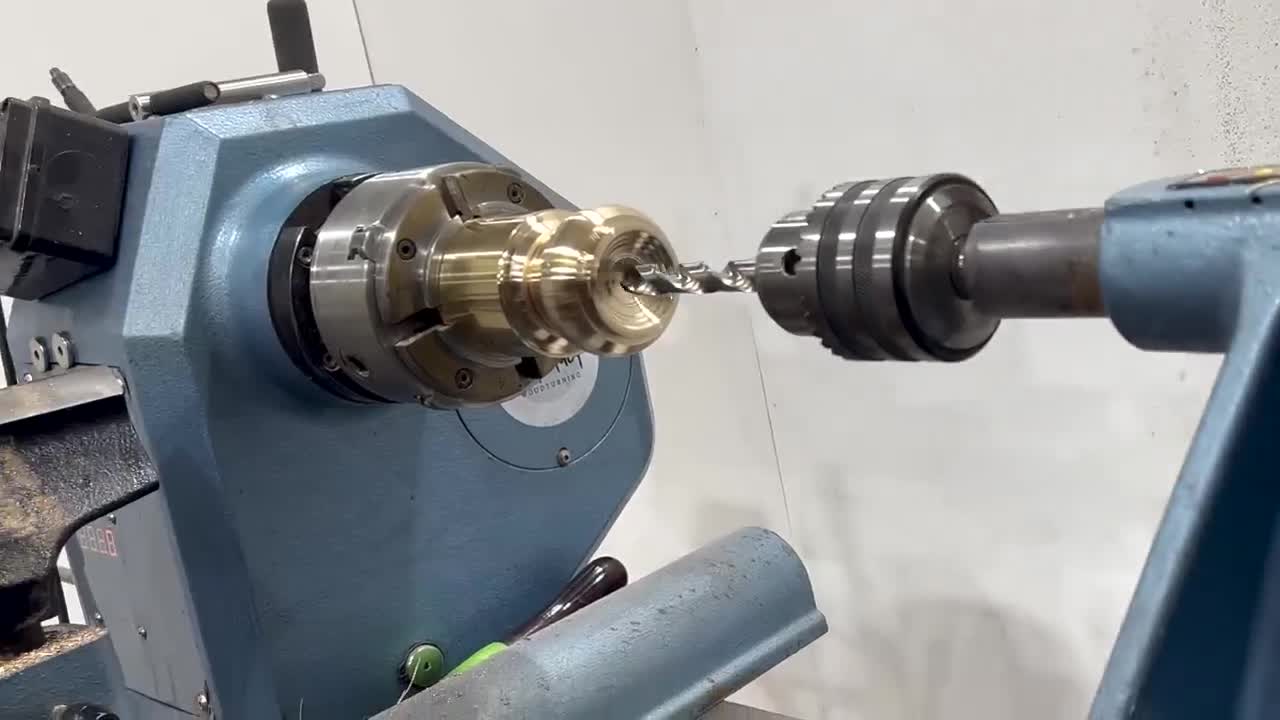 Woodturning - I Turned Solid Brass On A Wood Lathe !!3