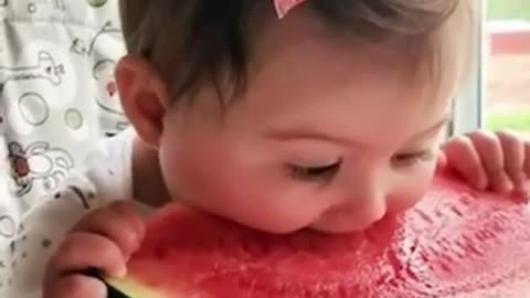 Babies eating and you will laugh