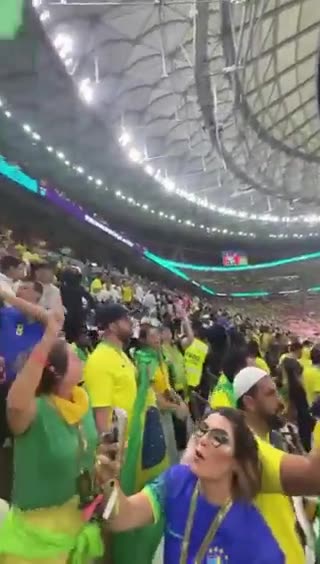 In Doha, Qatar, there are chants regarding Brazilian President-elect Lula da Silva