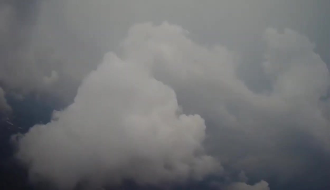 Flying my drone in the clouds.