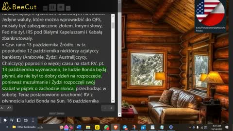 15 PAZDZIERNIK 2022❌ PRZYWROCONA REPUBLIKA❌CODZIENNY RAPORT JUDY BUYINGTON❌AUDIO👉❌8 MIN PO POLSKU❌