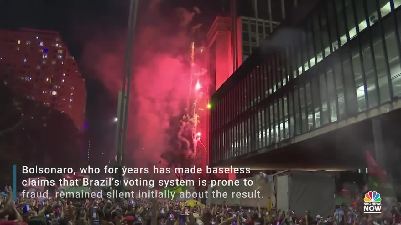 Supporters Of Brazil’s President-Elect Lula da Silva Celebrate Victory Over Bolsonaro