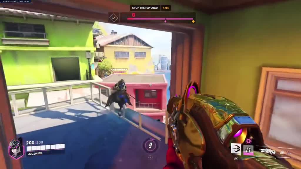 Flew right into my web #overwatch2 #widowmaker