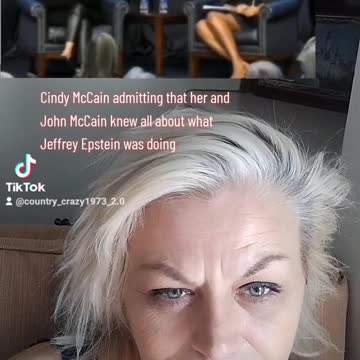 The McCain's admit that they knew what Epstein was doing but did nothing
