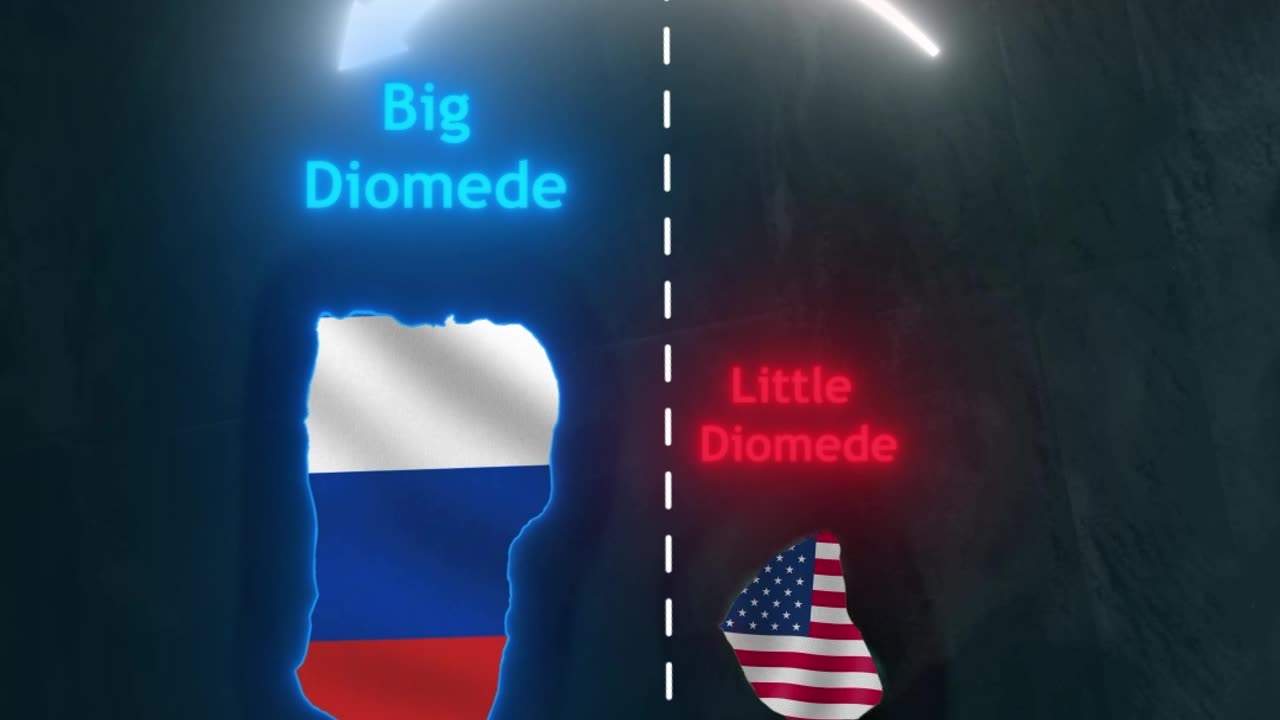 Distance Between the US and Russia is Less Than You Think - Diomede Islands