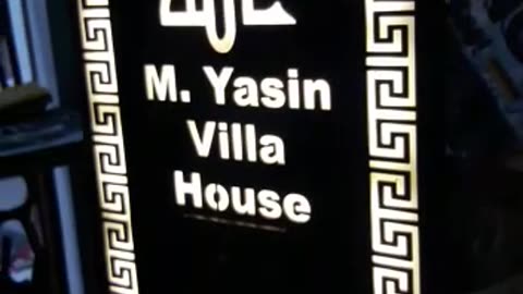 Name plate for house