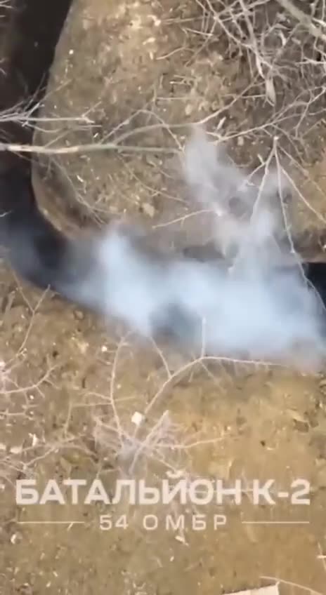 Dropping Grenades into Russian Trenches